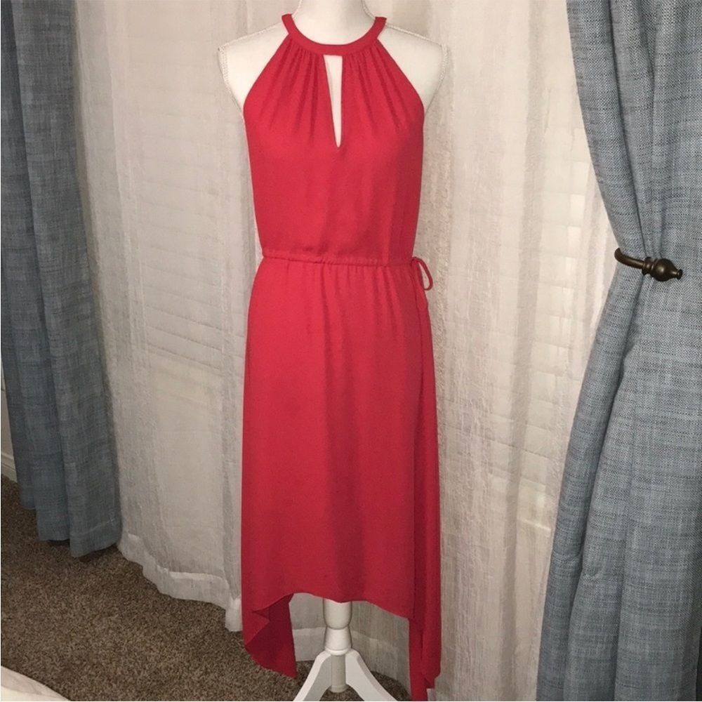 BcbgMaxazria red halter dress